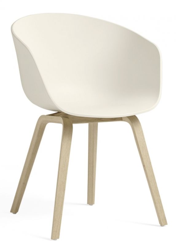 About A Chair AAC22 / AAC 22 Stuhl EICHE GESEIFT / CREME WEISS Hay MÄNGELEXEMPLAR  